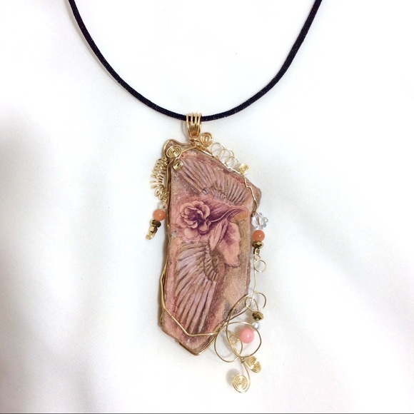 Handmade art pendant